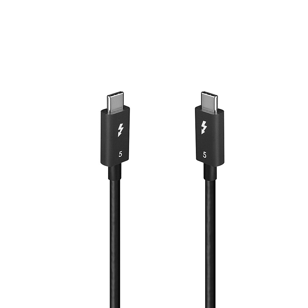 Lindy Thunderbolt 5 Passives Kabel USB-C 1 m 80 Gbit/s Schwarz