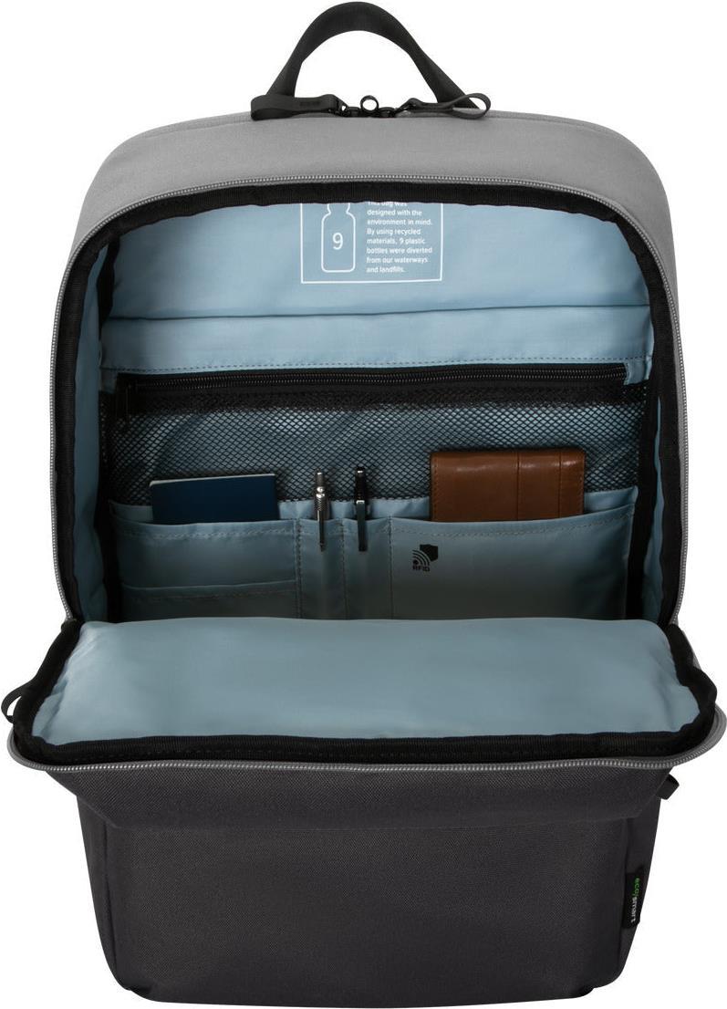 Targus Sagano EcoSmart Travel 15.6" Notebook-Rucksack Grau, Schwarz