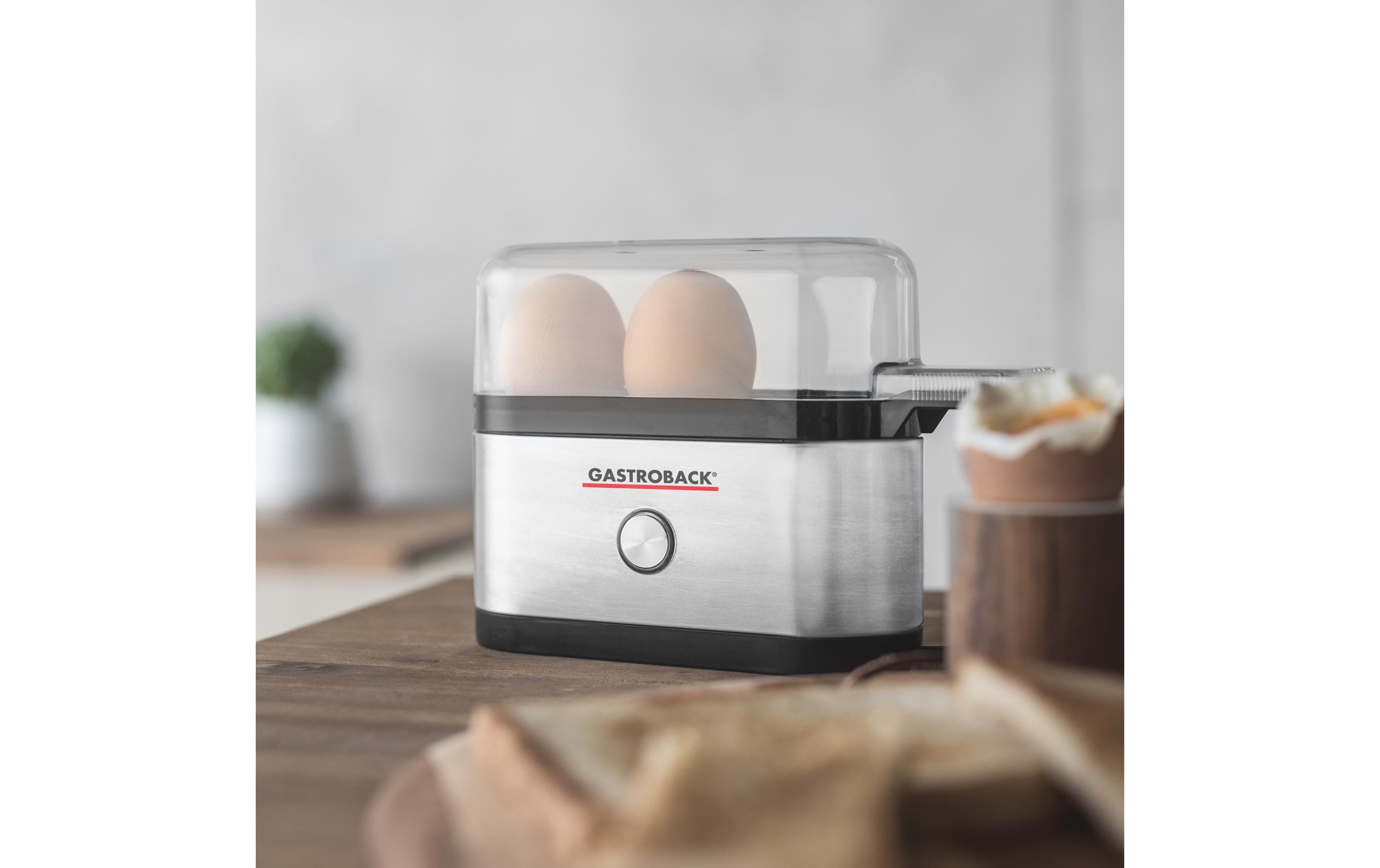 Gastroback Design Mini 3 Eier Eierkocher 350 W Schwarz