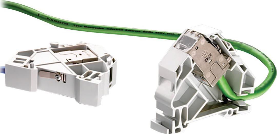 TE Connectivity Ltd. CommScope/AMP Netconn Hutschienenadapter unbestückt 0-1711897-1 (0-1711897-1)