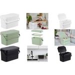 smartstore Bio-Abfallbehälter "Collect Biowaste", schwarz 5 Liter, Bioabfallbehälter, Eimer mit Griff und Haltering - 1 Stück (320165)