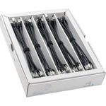 SLIM KAT6A 10 Gigabit Lightpatchkabel, 0,15m, U/FTP, Ø 3,8mm, schwarz, 50-Pack KAT6A LIGHT geschirmt (SLIM-LS-K6A 0.15 BK 50)