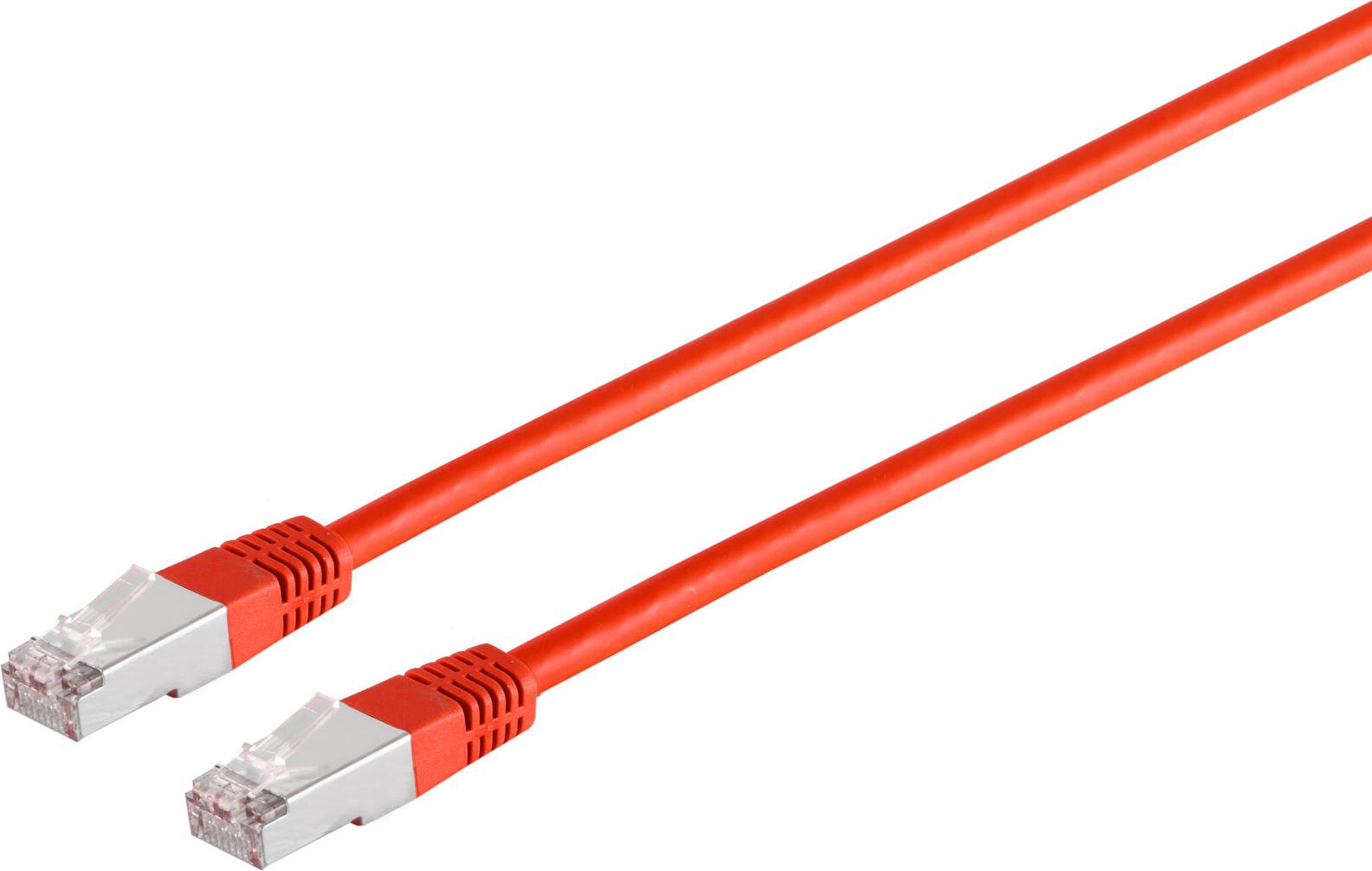 Patchkabel, Kat.5e, 100 MHz, foliengeschirmt, 10,0 m, rot (11135266)