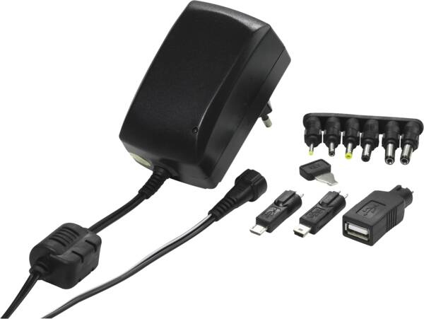 Vivanco VVITADAPT27WUN Steckernetzteil 2.250 mA 3-12 V 100-240 V Schwarz