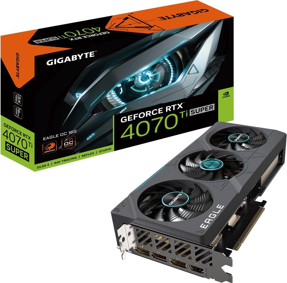 Gigabyte EAGLE GeForce RTX 4070 Ti SUPER OC 16G (GV-N407TSEAGLE OC-16GD)