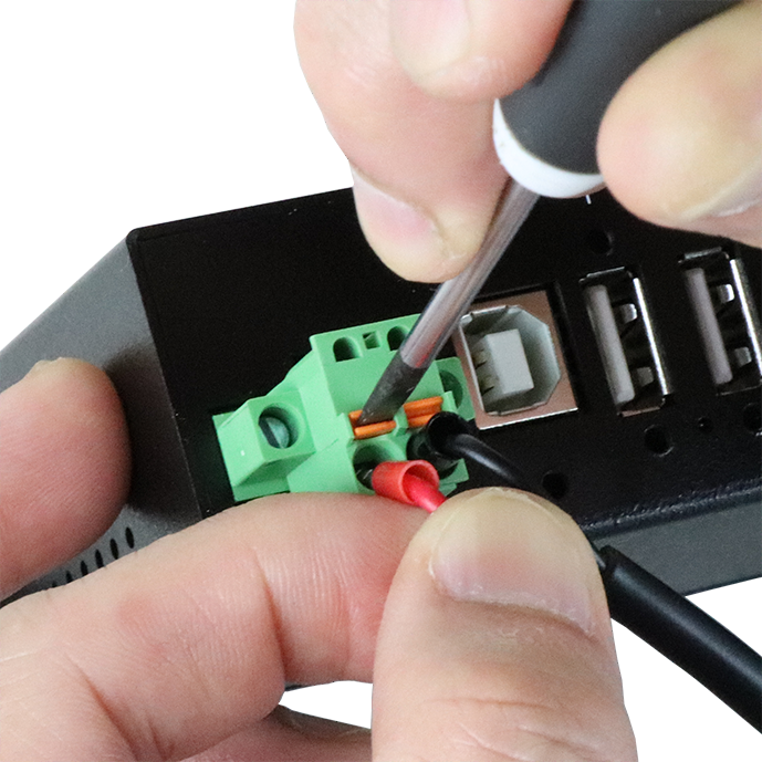 Exsys EX-1179HMVS 7-Port USB 2.0 Hub Metallgehäuse DIN-Rail 480 Mbit/s Schwarz