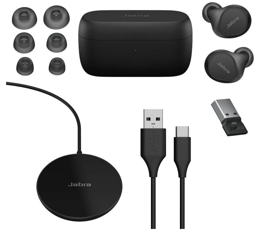 Jabra Evolve2 Buds USB-A MS inkl. Wireless Charging Pad 20797-999-989