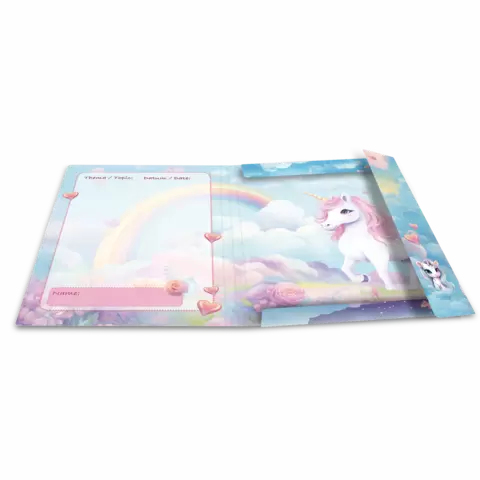 HERMA Sammelmappe A3 Karton Happy Unicorns Mehrfarbig