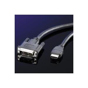 ROLINE Kabel DVI (18+1) ST - HDMI ST 1,0m (11.04.5519)