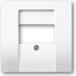 BUSCH-JAEGER Zentralscheibe TAE-Einsatz 1766-84 davos/studioweiss 1766-84 (1710-0-3162)