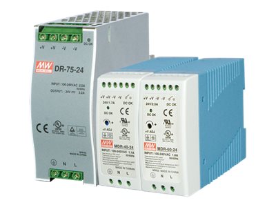 Planet MEAN WELL MDR-60-24 DIN-Schienen-Netzteil 60 W DC 24 V Blau, Weiß