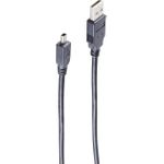 shiverpeaks BS77261 USB Kabel 1 m USB 2.0 USB A Mini-USB B Grau (BS77261)