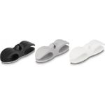 Delock Kabelhalter mit 3 Durchführungen selbstklebend Set 3 Stück (18443)