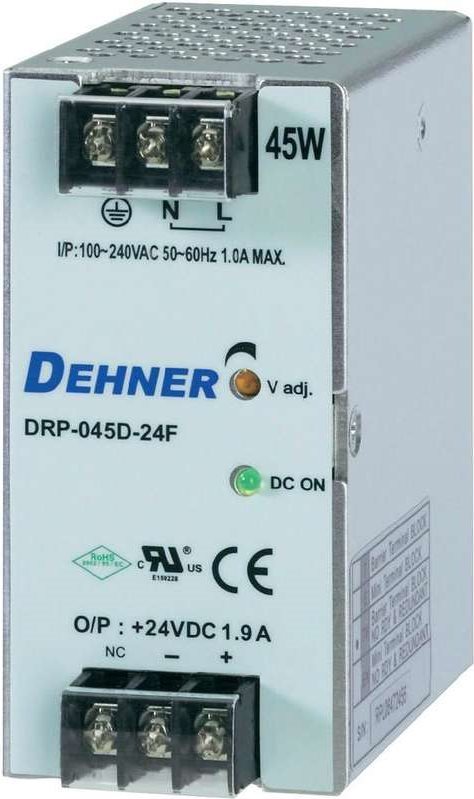 DEHNER ELEKTRONIK Hutschienen-Netzteil DRP-045D-48 FTN (DRP045D-48FTN)