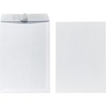 herlitz Versandtasche, DIN C4, ohne Fenster, weiß haftklebend, holzfrei, 90 g-qm, mit grauem Innendruck (10837540)