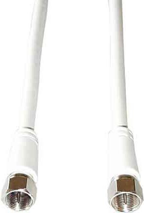 e+p FA 25. Anschluss 1: F plug, Anschluss 2: F plug. Kabellänge: 2,5 m, Produktfarbe: Weiß, Impedanz: 75 Ohm (FA25)