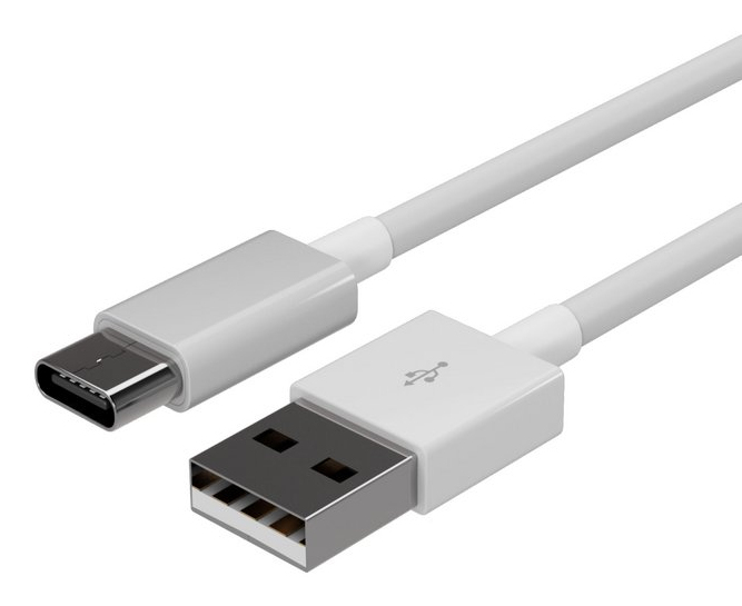 Flexline FL31-13040 USB Lade-Sync Kabel, USB A auf USB C, USB 2.0, 60 W, 0,5 m, Weiß