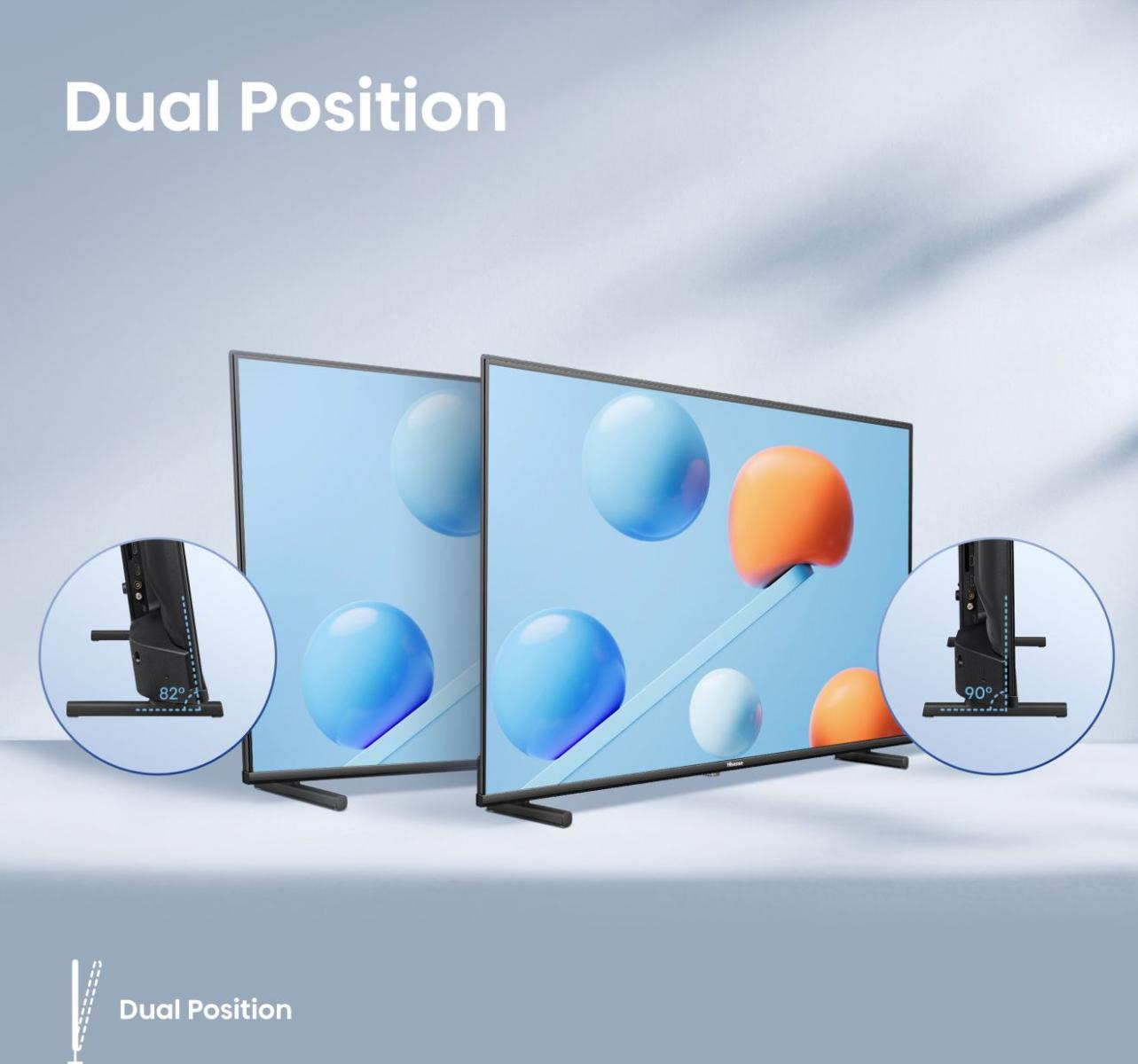Hisense 32A5Q QLED-Fernseher 32" Full HD Smart TV VIDAA Schwarz