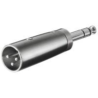 Wentronic Goobay XLR- Adapter - XLR-Stecker (3-Pin) > Klinke 6,35 mm-Stecker (4-Pin, Stereo) (27515)