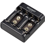 VOLTCRAFT P4-9 Rundzellen-Ladegerät NiMH Micro (AAA), Mignon (AA), 9 V Block (VC-14936385)