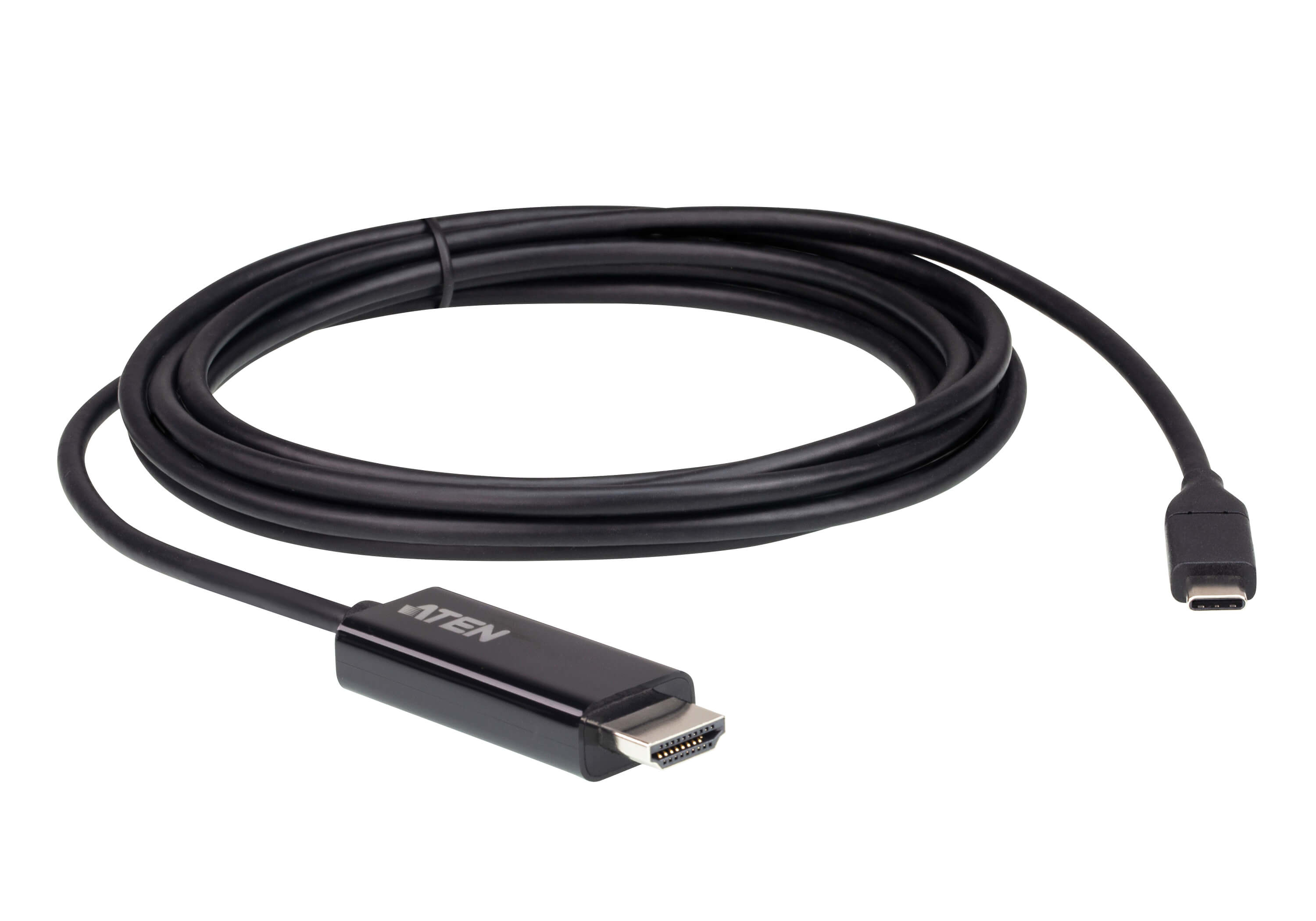 ATEN UC3238 USB-C auf HDMI Adapterkabel 2,7 m 4K Schwarz