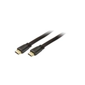 shiverpeaks BASIC-S HDMI Flachkabel, A-Stecker - A-Stecker 3.0 m, vergoldete Kontakte, für Full-HD Qualität (4096 x (BS77473-Flat)