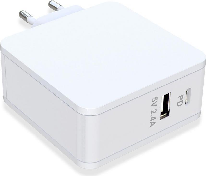 CoreParts MBXAP-AC87USBC Ladegerät für Mobilgeräte Weiß Indoor (MBXAP-AC87USBC)