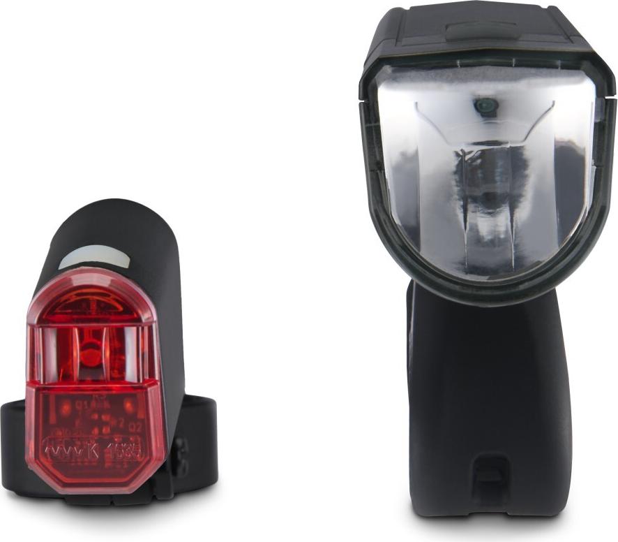 Hama Fahrradlicht-Set, Front- und Rücklicht, LED, Batterien, StVZO-zugelassen (00185838)