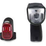 Hama Fahrradlicht-Set, Front- und Rücklicht, LED, Batterien, StVZO-zugelassen (00185838)