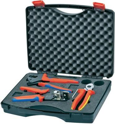 Knipex 97 91 01 Techniker Werkzeugset im Koffer 3teilig