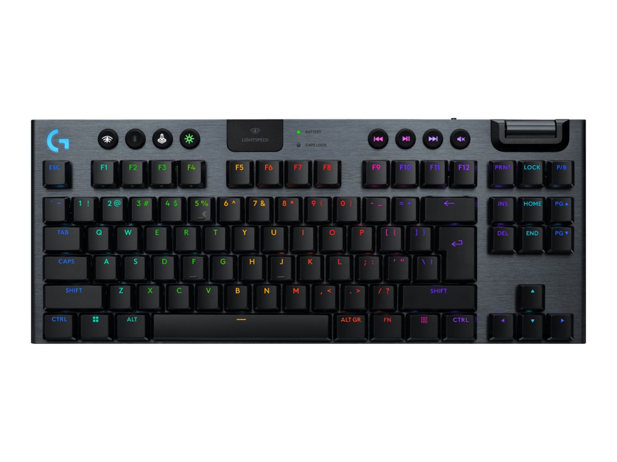 Logitech G G915 X Mechanische Gaming-Tastatur LIGHTSPEED TKL QWERTY US International Schwarz