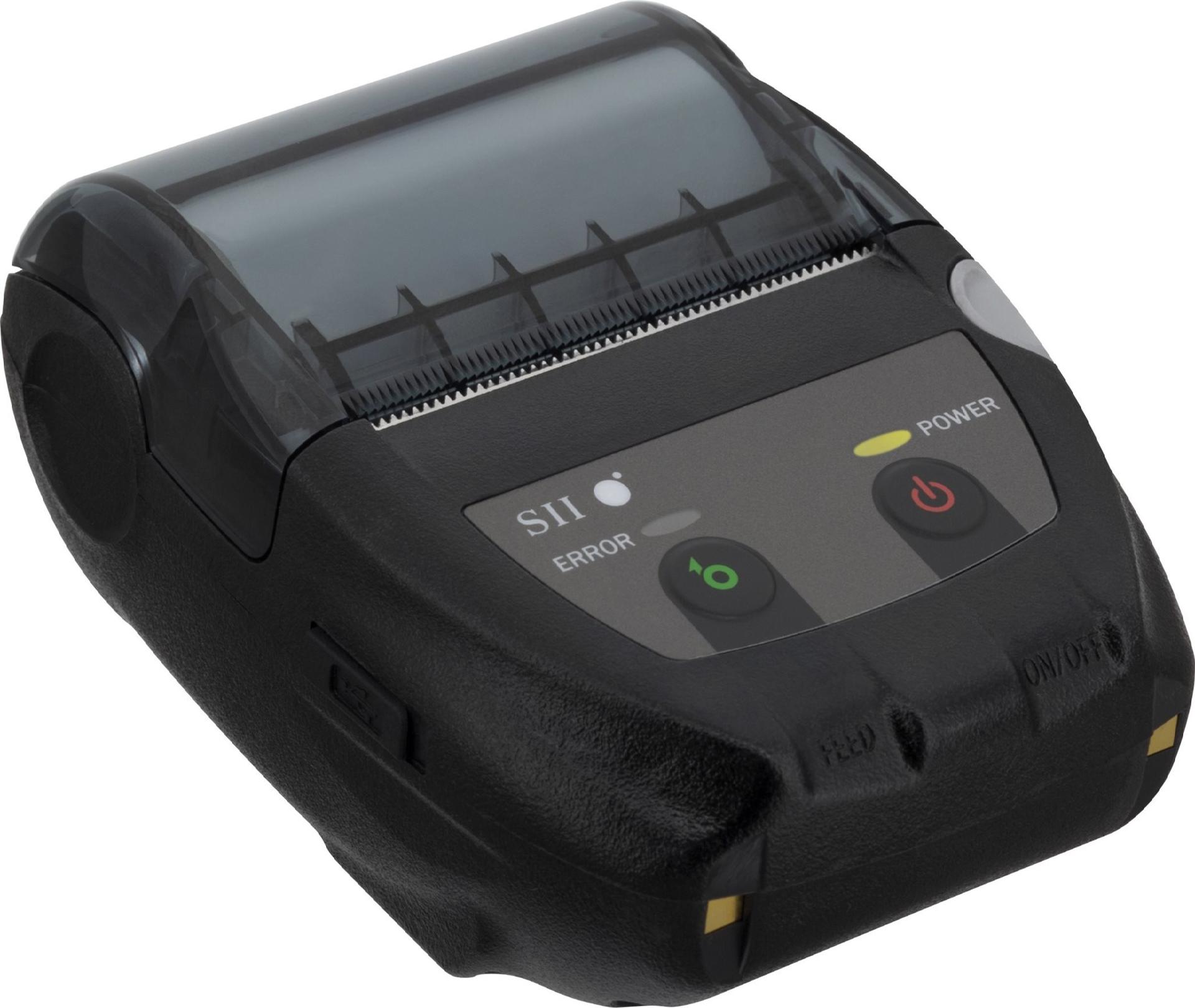 Seiko Instruments MP-B20 Mobiler Thermodrucker 203 dpi USB Bluetooth 58 mm Schwarz