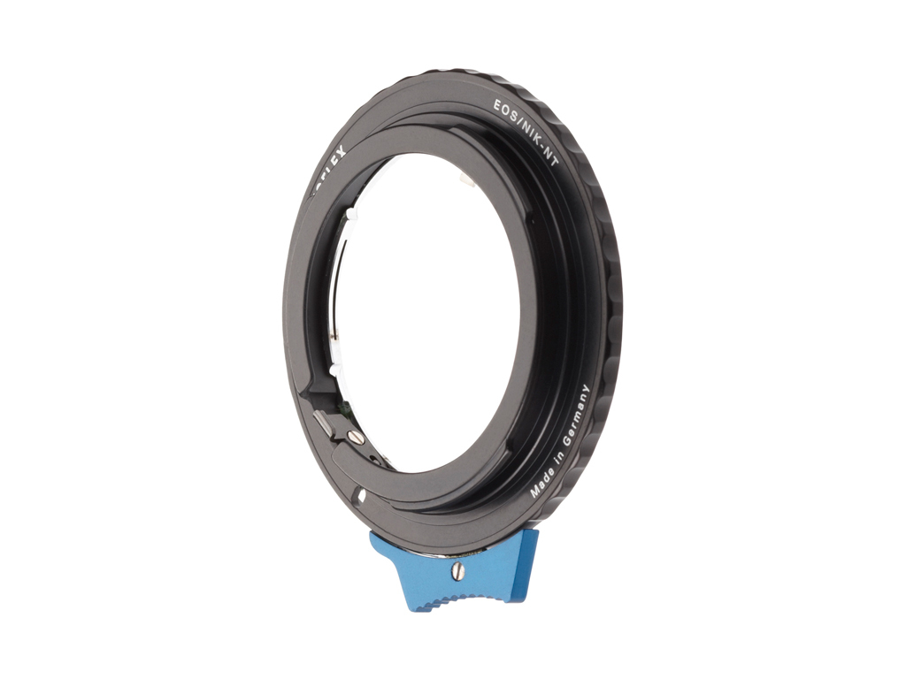 Novoflex EOS/NIK-NT Objektivadapter Nikon F an Canon EOS mit Blendensteuerung Schwarz