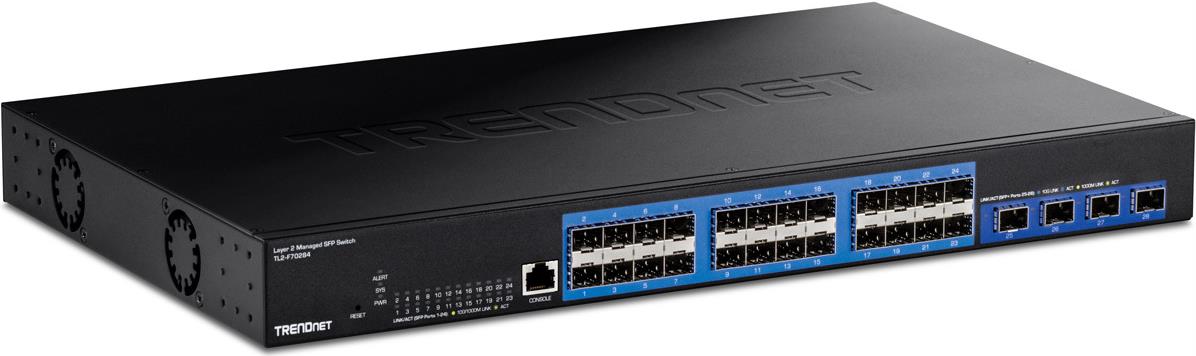 TRENDnet 28-PORT LAYER 2 MANAGED SFP (TL2-F70284)