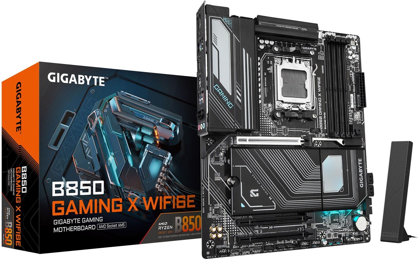 Gigabyte B850 GAMING X WIFI6E ATX Mainboard (B850 GAMING X WIFI6E 1.0)