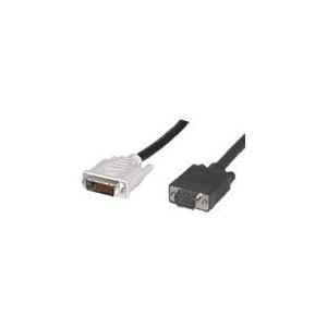 Wentronic Goobay DVI-I/VGA FullHD Kabel, Schwarz, 2 m - DVI-A-Stecker (12+5-Pin) > VGA-Stecker (15-polig) (50990)