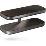 Zens Aluminium Series Quattro Wireless Charger Pro 4 mit Netzteil 65W | 4x 15W | Qi2 | schwarz | ZEQC01B/00 (ZEQC01B/00)