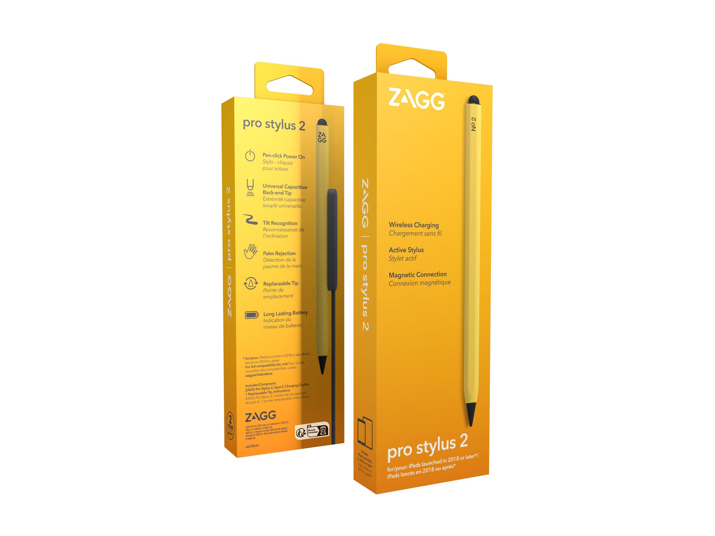 ZAGG Pro Stylus 2 Aktiver Stylus Gelb