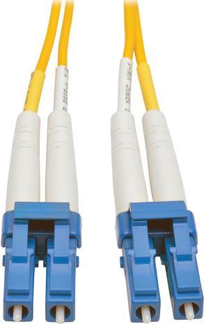EATON TRIPPLITE Duplex Singlemode 9/125 Fiber Patch Cable LC/LC 50m 164ft. (N370-50M)