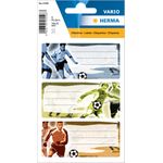 HERMA Football selbstklebendes Etikett Rechteck Dauerhaft Mehrfarbig 9 Stück(e) (5598)