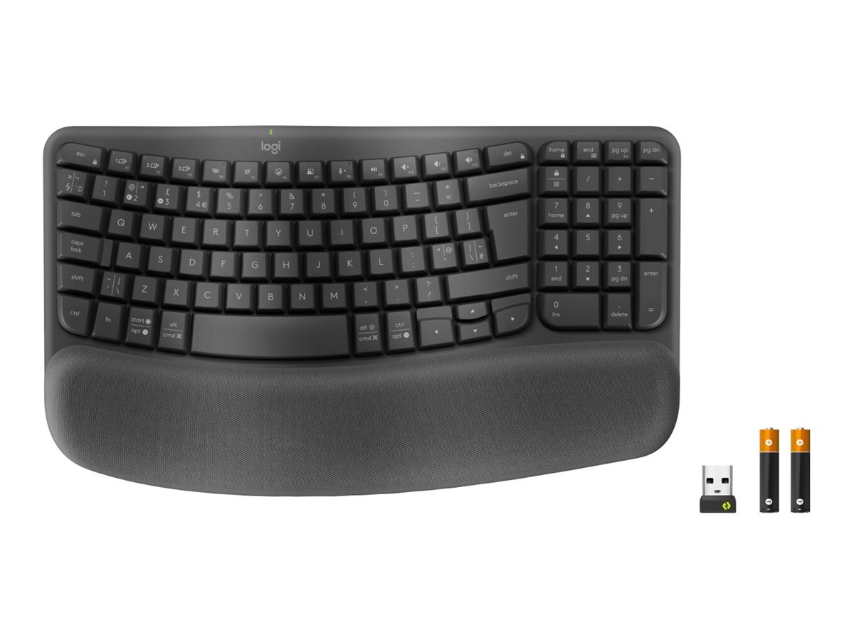 Logitech Ergo Series Wave Keys for Business Tastatur QWERTZ Graphit