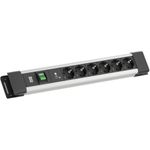 Bachmann CONNECTUS 6xCEE7/3 1xSPD-Plus 1xSchalter 2.0m CEE7/7 Grau (BM005925)