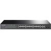 TP-Link Smart PoE Switch T1500-28PCT - Switch - 24 x 10/100 (PoE) + 2 x SFP + 4 x 10/100/1000 - an Rack montierbar - PoE (TL-SL2428P)