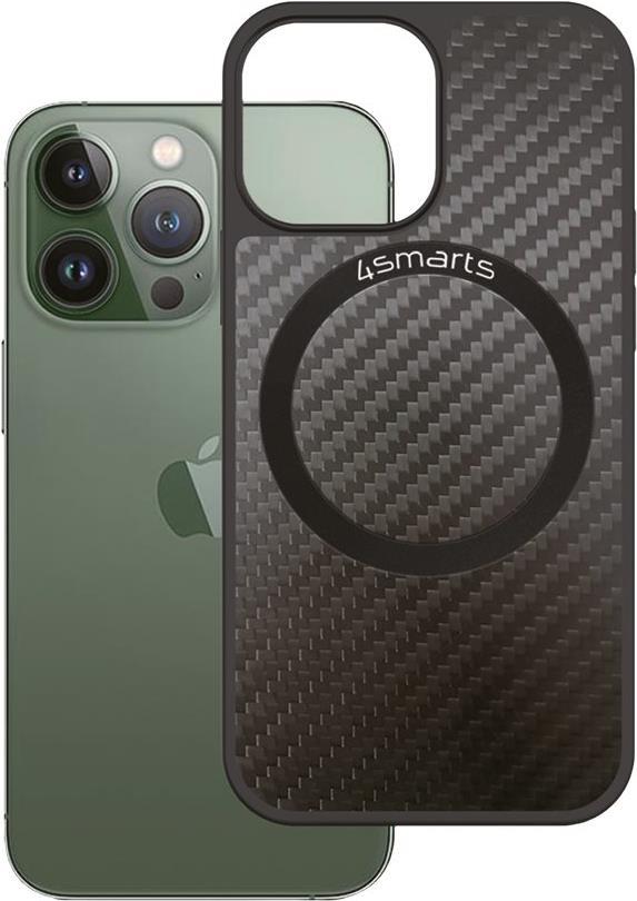 4smarts Carbon Case mit UltiMag für Apple iPhone 14 Pro schwarz (452057)