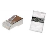 shiverpeaks BASIC-S Modular-Stecker RJ45, geschirmt 8-polig, 8 Kontakte belegt, vergoldete Kontakte, im (BS72052-100)