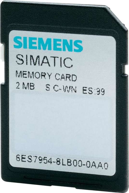 Siemens SPS-Speichermodul SIMATIC S7 Memory Card 6ES7954-8LC03-0AA0 - Flash-Speicher (6ES7954-8LC02-0AA0)