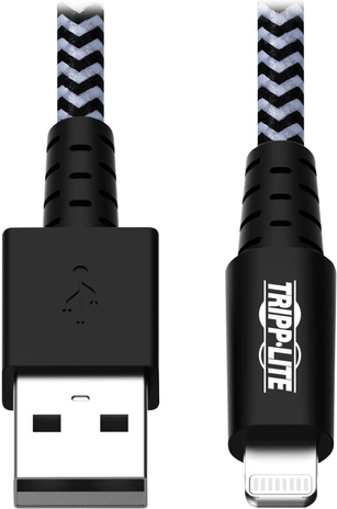 Tripp Lite Heavy Duty Lightning to USB Sync / Charge Cable Apple iPhone iPad 3ft (M100-003-HD)