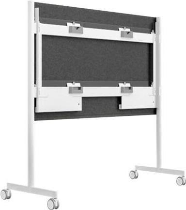 Steelcase Roam Collection Wagen 85" für Microsoft Surface Hub Artic White, Microsoft Gray
