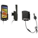 Brodit Halterung, aktiv Halterung, aktiv, Bohrung: AMPS, inkl.: Kugelgelenk, KFZ-Adapter (Zigarettenanzünder 12/24 V) passend für: TC22/TC27 (mit Schutzhülle) (712348)