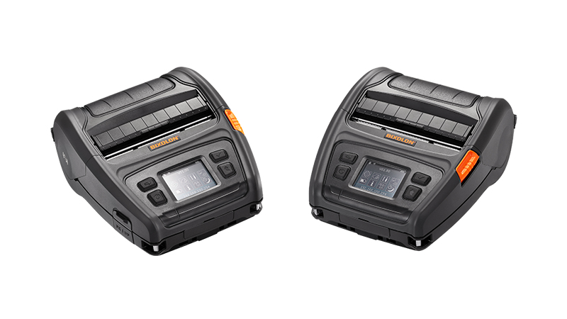 Bixolon XM7-40 Mobiler Etikettendrucker Thermodirekt 203 dpi USB-C WLAN Schwarz